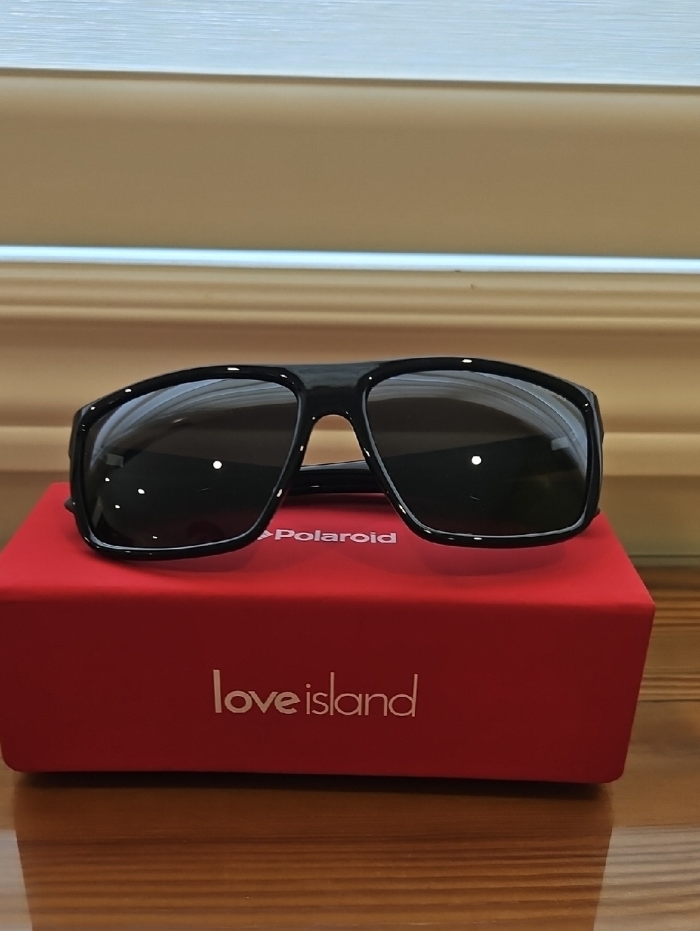 Polaroid Black Frame Sunglasses LOVE ISLAND EDITION